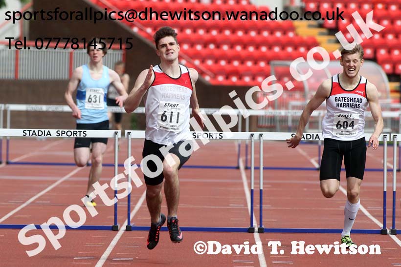 Mens under-20s, North East Track and Field Champs., Gateshead. Photo: David T. Hewitson/Sports for All Pics
